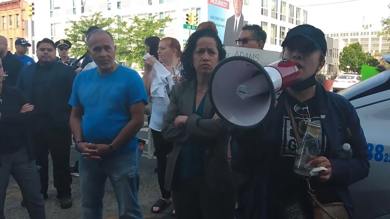 The Parents Opposition to the #migrantcrisis #migrants Shelter PS 172 Rally Sunset Park 5/16/23