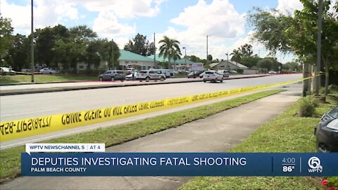 Palm Beach County deputies investigate deadly shooting on Forest Hill Boulevard