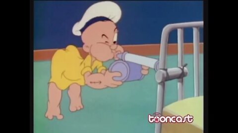 Popeye - Me Musical Nephews 1942, Redrawn and Colorized