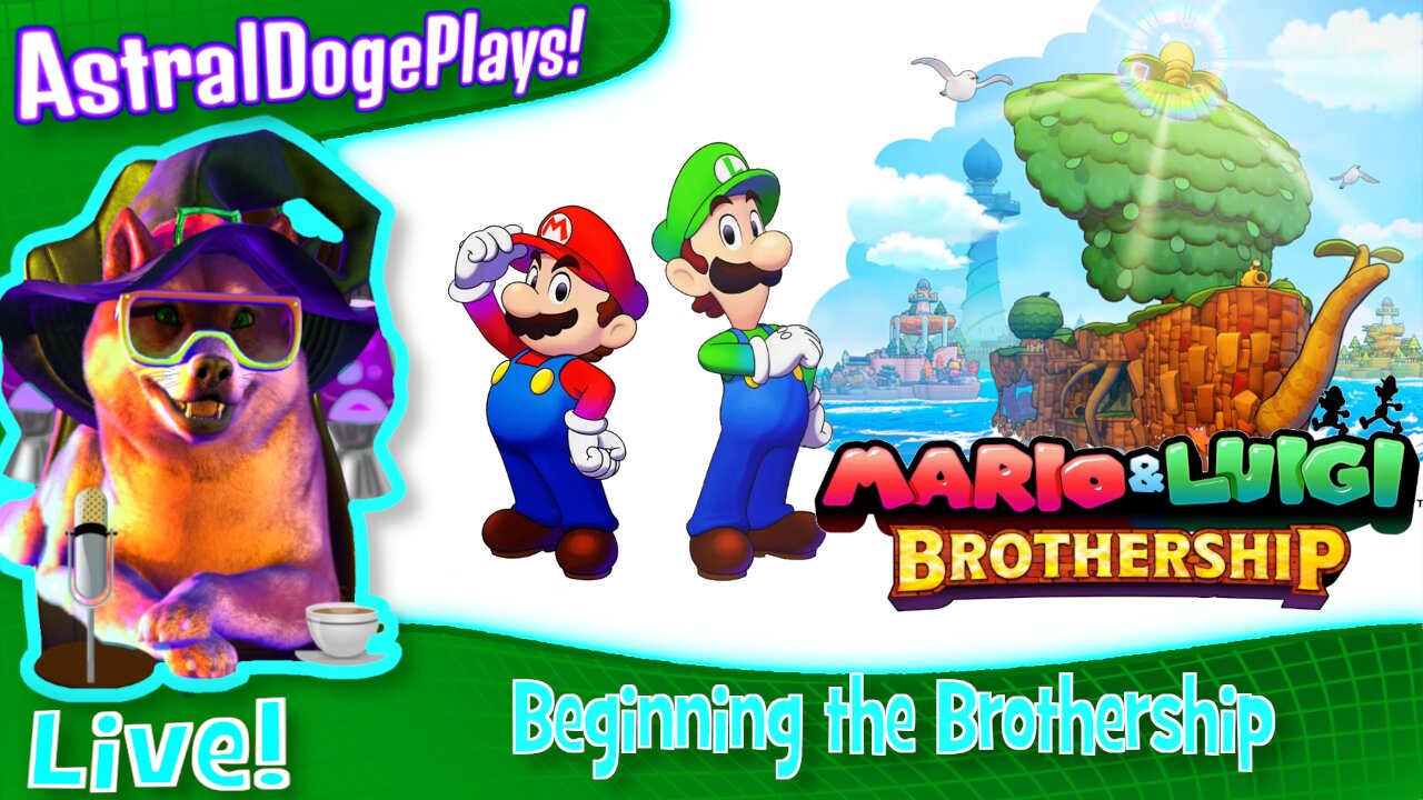 Mario and Luigi Brothership ~LIVE!~ Beginning the Brothership