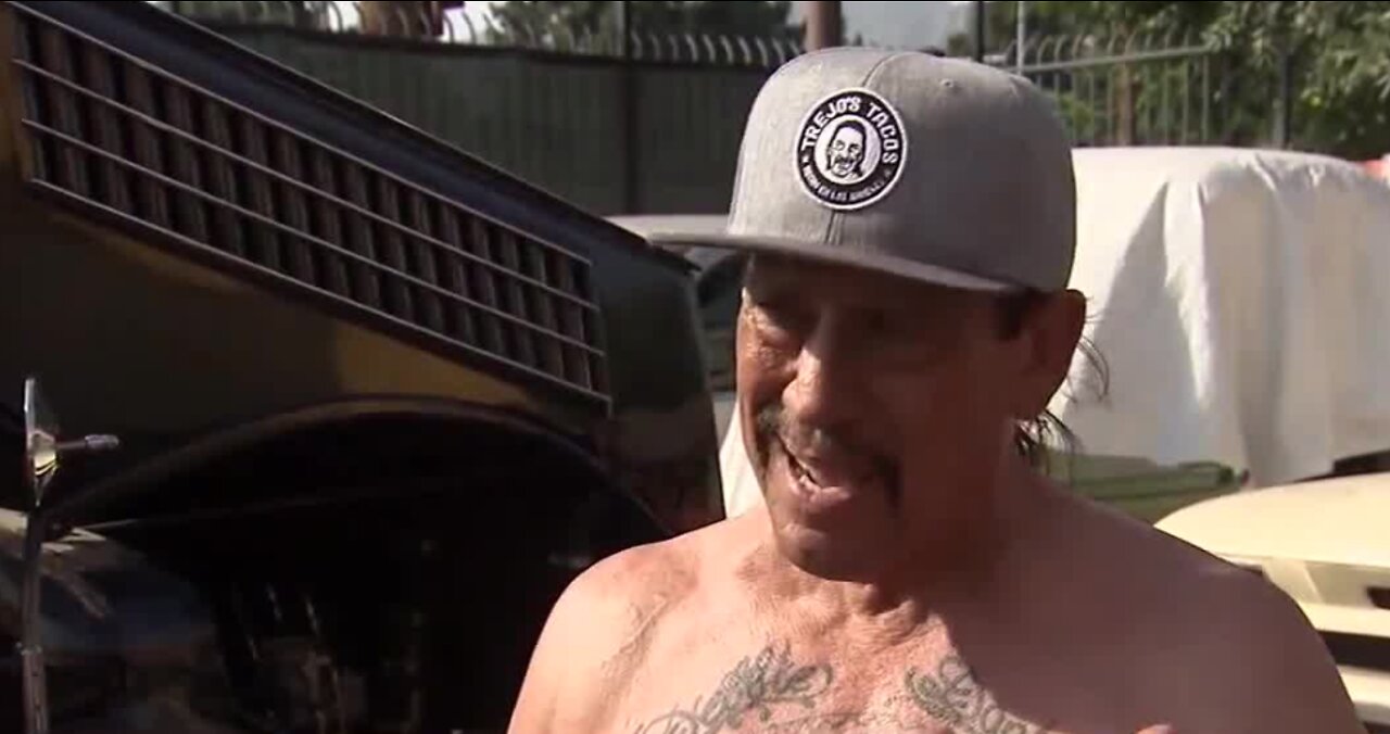 Actor Danny Trejo rescues baby