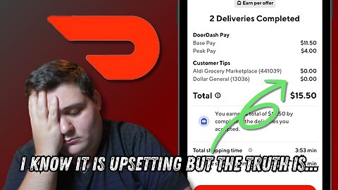 Doordash Driver EXPOSED No-Tip Customers UNBELIEVABLE Expectations! UberEats Grubhub #NoTipNoTrip