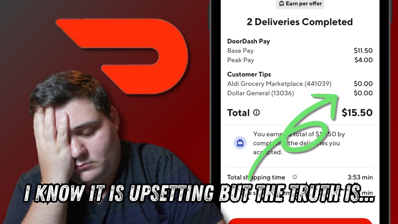 Doordash Driver EXPOSED No-Tip Customers UNBELIEVABLE Expectations! UberEats Grubhub #NoTipNoTrip