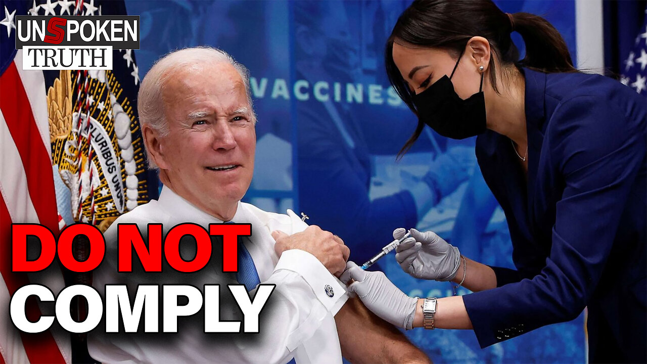 Biden calls for new VAX MANDATES - you're not going to comply are you?