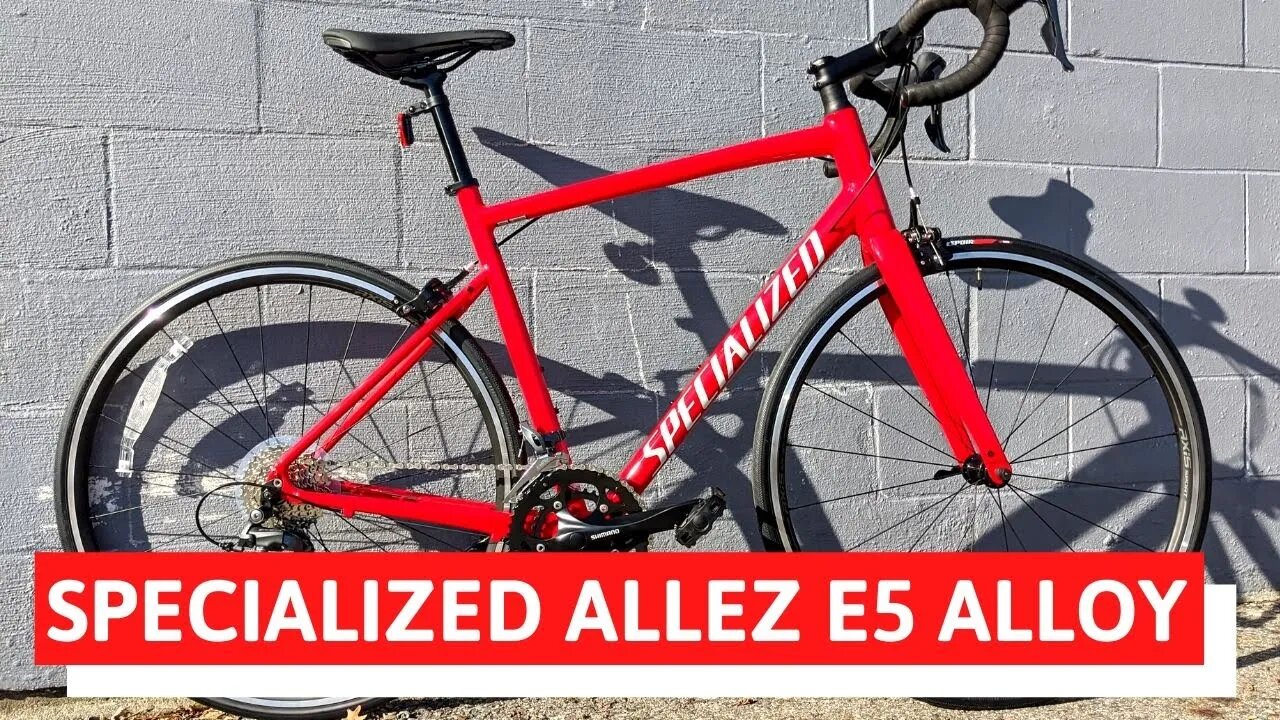 Affordable Speed - 2020 Specialized Allez E5 Aluminum Road Bike Feature Review and Weight