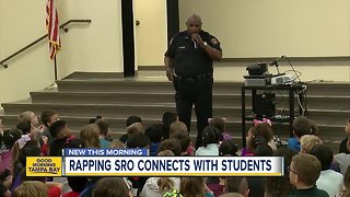 School resource officer raps to connect with students