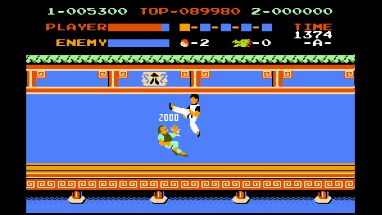 Kung Fu 1985 NES (Gameplay)