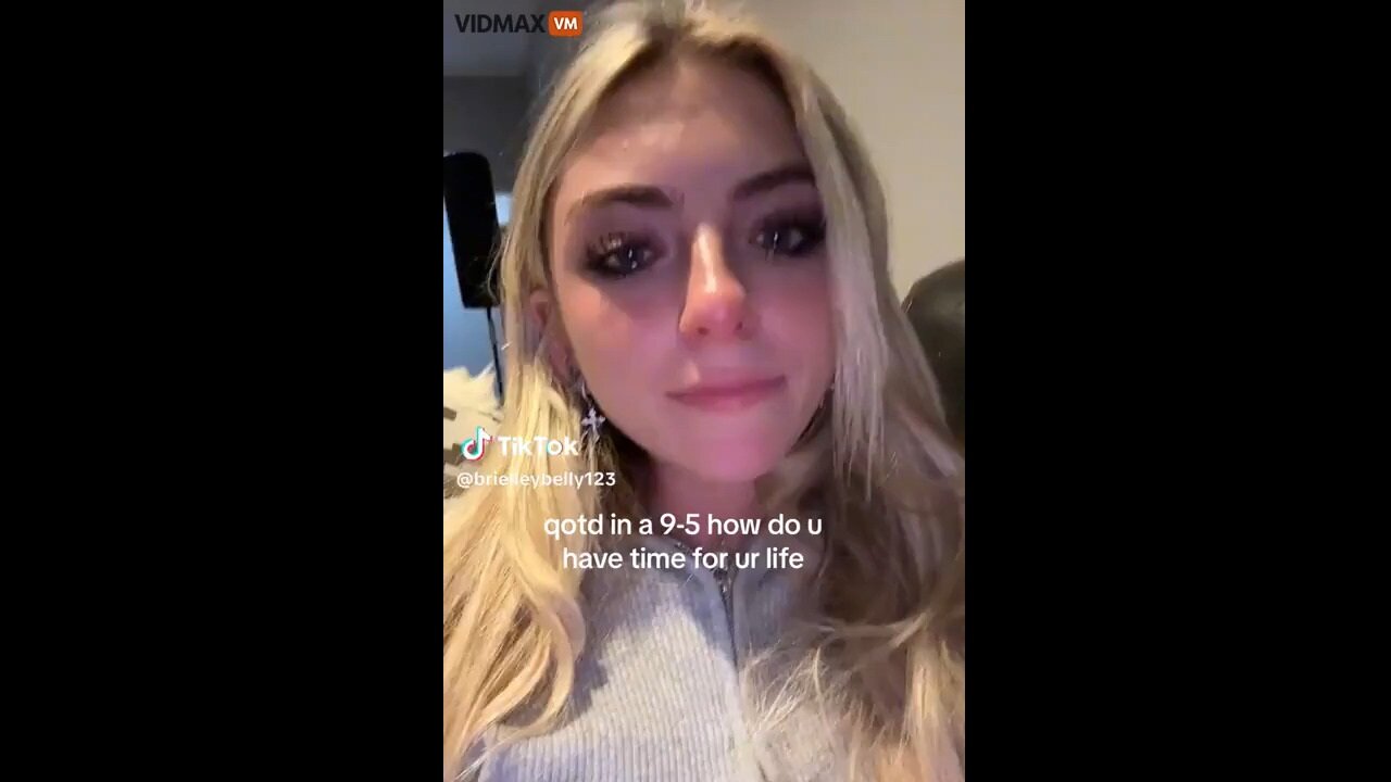Gen-Z Woman Goes Viral For Emotional Rant Because She Has To Work Full Time