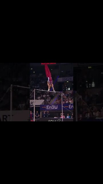 Jeremy Bischoff (USA) Horizontal Bar - DTB Pokal Mixed Cup 2023 #shorts