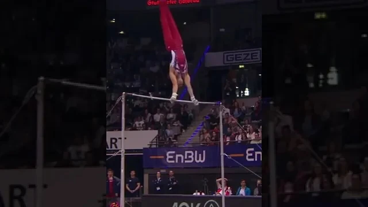 Jeremy Bischoff (USA) Horizontal Bar - DTB Pokal Mixed Cup 2023 #shorts