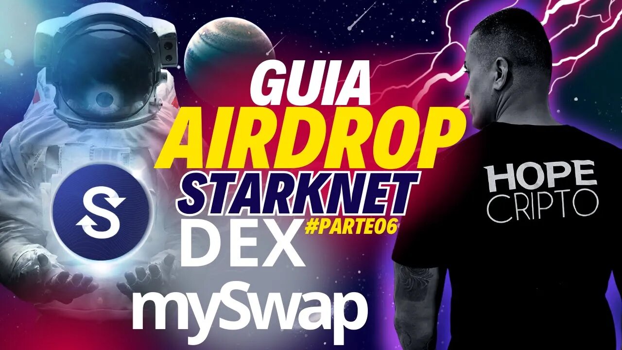 GUIA AIRDROP STARKNET parte 05: DEX mySWAP (STARKNET AIRDROP GUIDE)