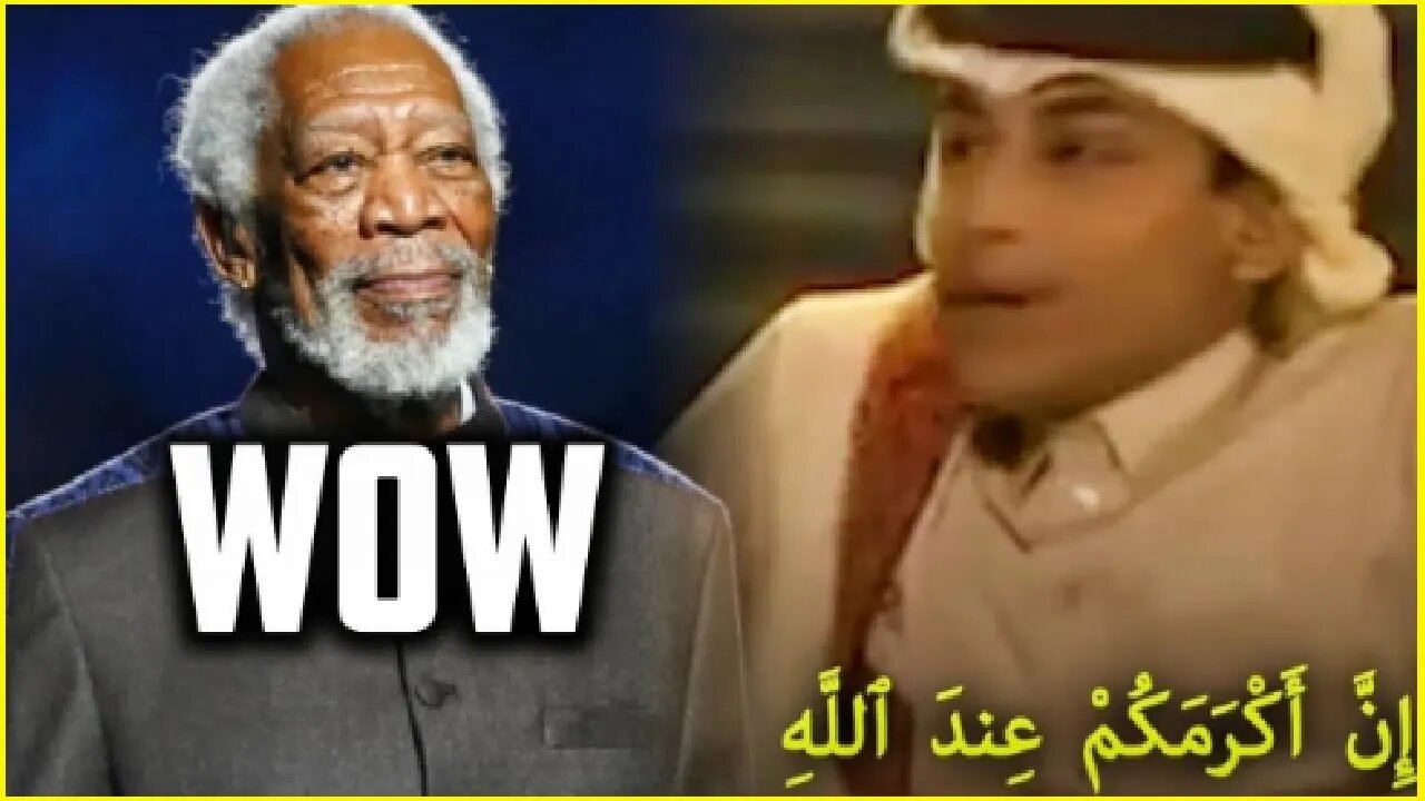 MORGAN FREEMAN REACTS TO QUR'AN AT QATAR FIFA WORLD CUP