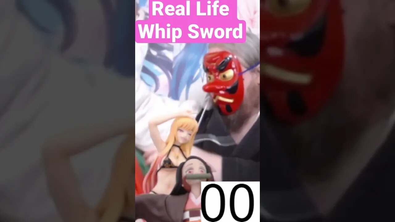Real Life Whip Sword Mitsuri Kanroji Demon Slayer Cosplay #anime #cosplay #demonslayer #shorts
