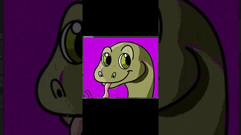Digitally coloring cute Rattlesnake short