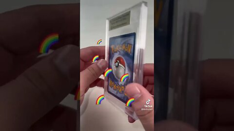 Pulled $150 Pokémon mystery slab!! 🌈🌈🔥