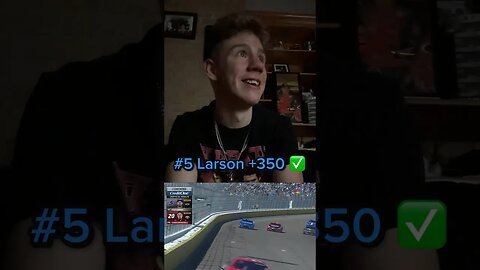 Live Reaction To Larson’s Win At Vegas! | #Nascar #Shorts