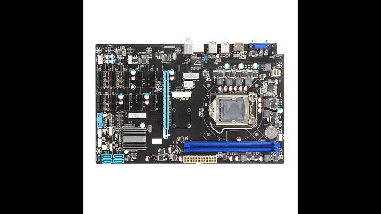 Mining Motherboard B250 12 PCI Slots for $72