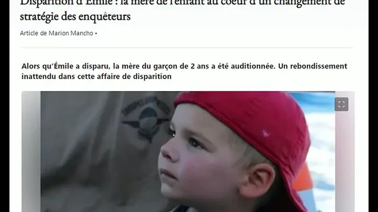 Disparition d’Émile : la mère de l’enfant au coeur d’un changement de stratégie des enquêteurs