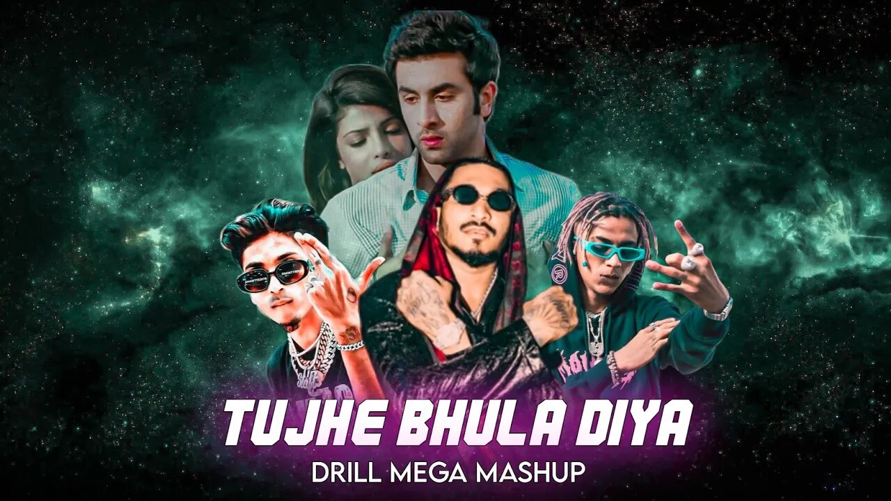 MC STAN X Tujhe Bhula Diya - DIVINE X VIJAY DK | Drill Mega Mashup | Drill Remix | Deejay Prakash