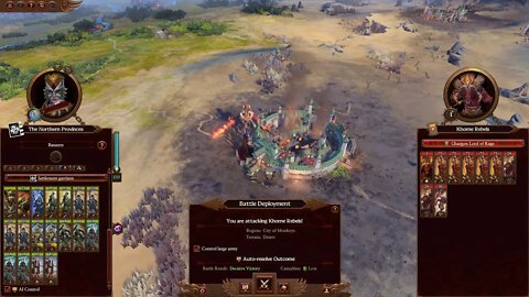 Total War Warhammer 3 playing as Grand Cathay around turn 40