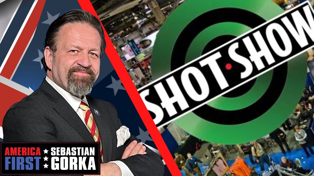 My first SHOTShow! Leon Spears with Sebastian Gorka on AMERICA First