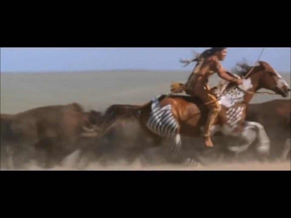 Dances With Wolves (1990) - Buffalo hunt [HD]