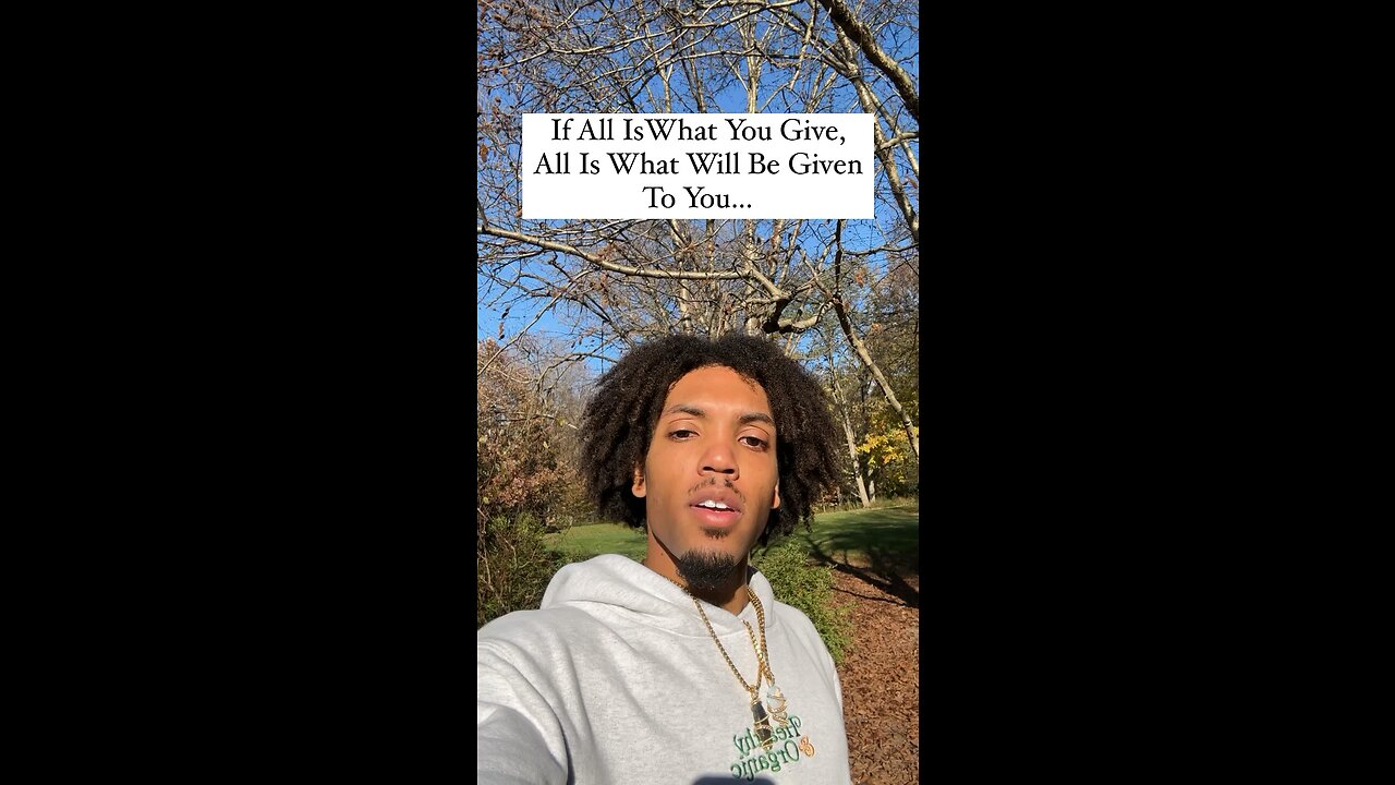If All Is What You Give, All Is What Will Be Given To You… | Inspiration Is Key