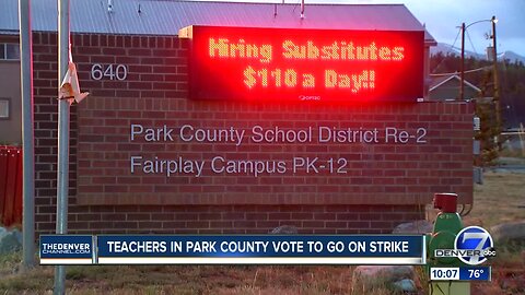 Teachers in Park County vote to authorize a strike