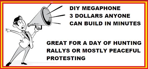 THE THREE DOLLAR MEGAPHONE