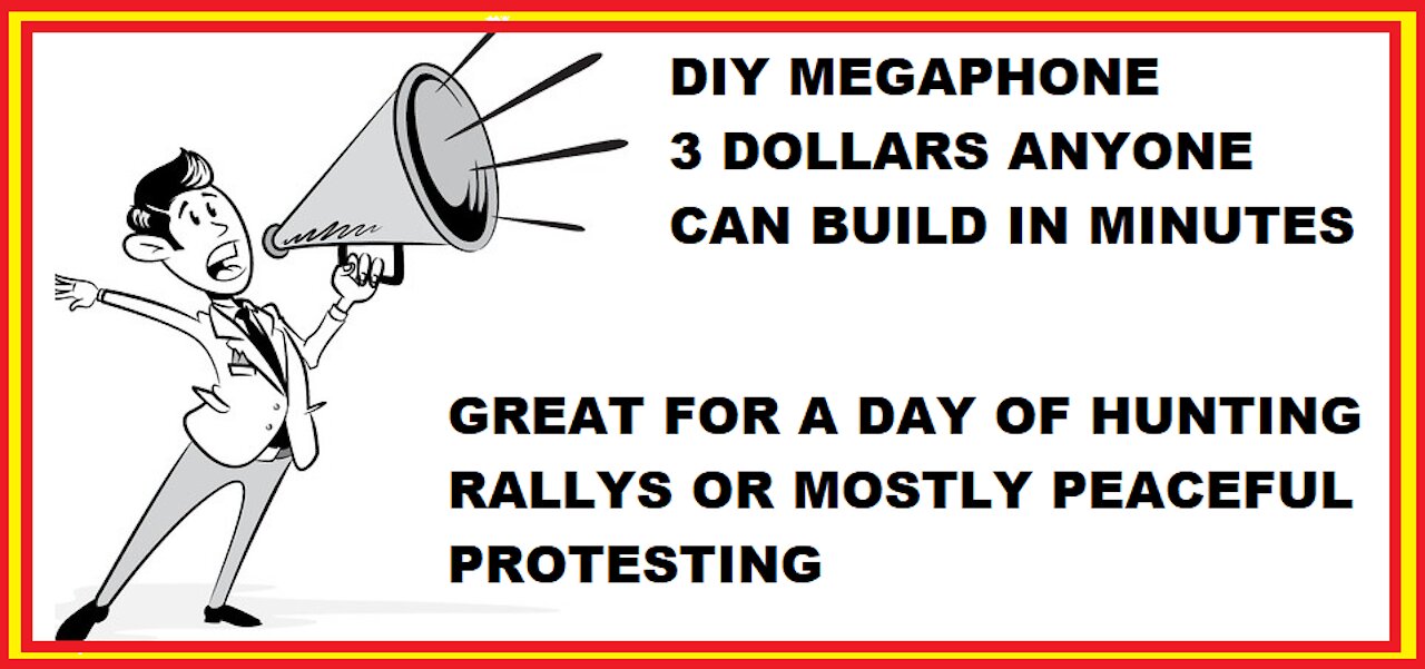 THE THREE DOLLAR MEGAPHONE