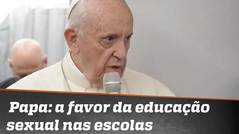 Papa: a favor da educação sexual nas escolas, mas sem “colonização ideológica”