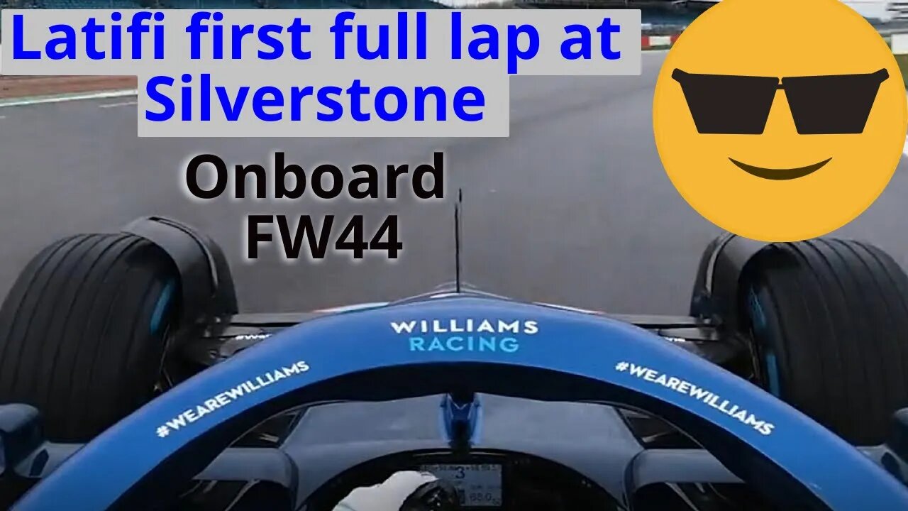 Nicolas Latifi first full lap at Silverstone onboard Williams FW44 | #f12022 |