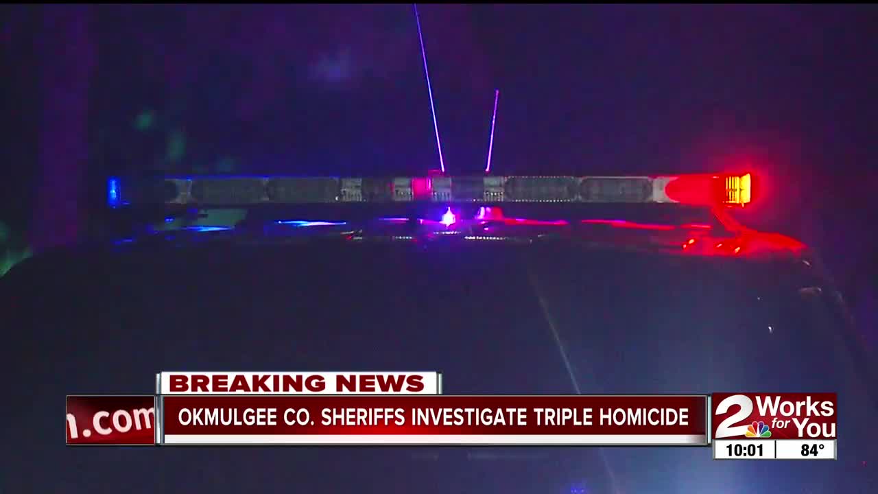 Okmulgee County Sheriffs Investigate Triple Homicide