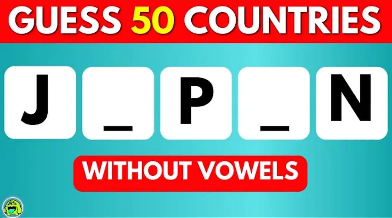 🌍 Guess the Country Challenge: No Vowels Edition!