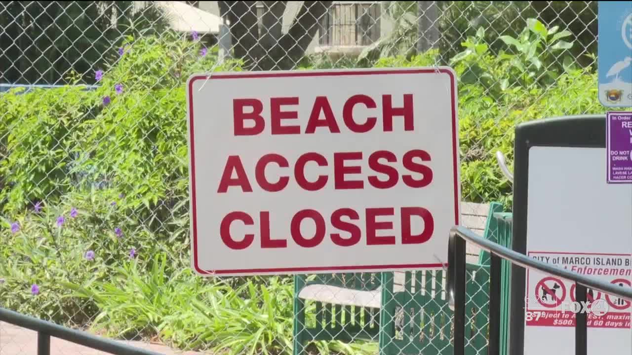 Marco Island is about to reopen its beaches as COVID-19 case in Collier County grow