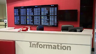 Flight screens back up and running at Hopkins airport