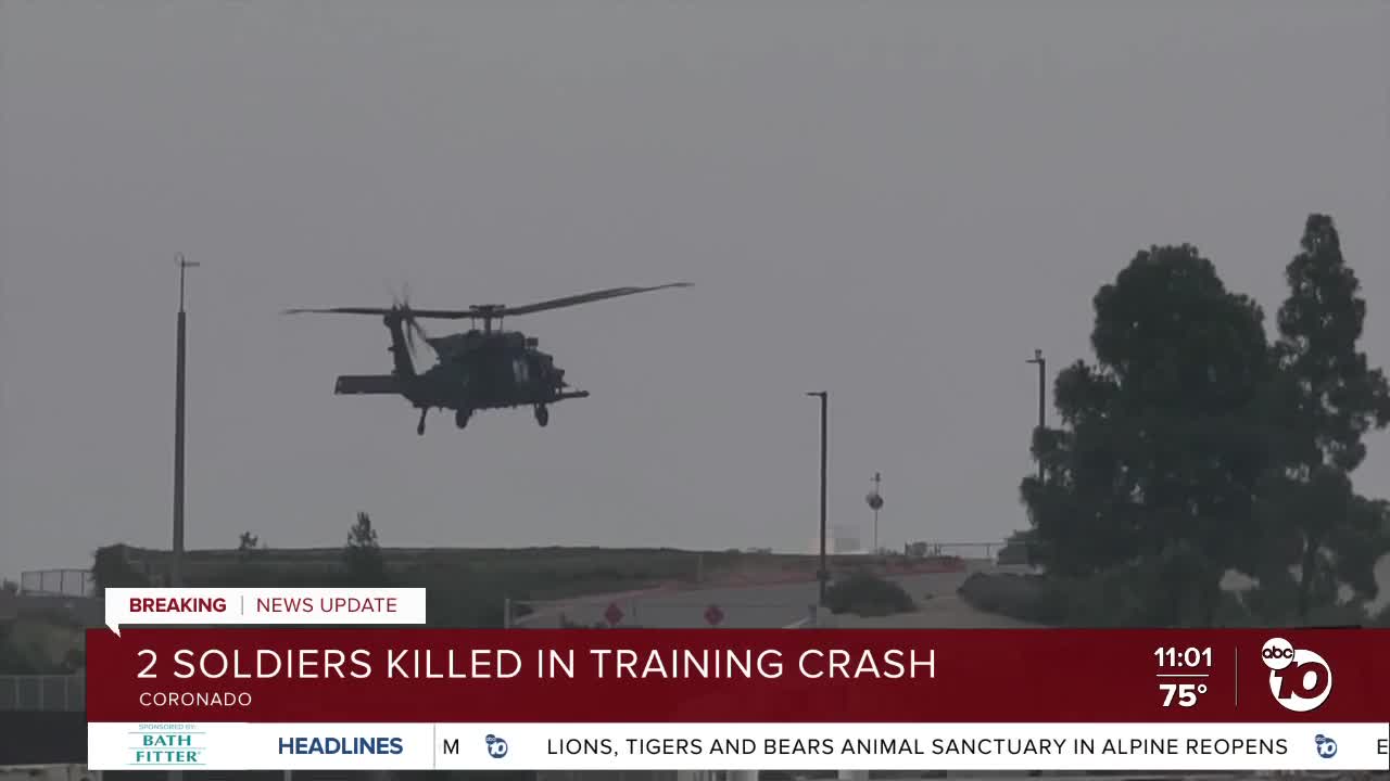 2 soldiers killed in training crash