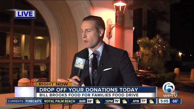 All-day Bill Brooks' food drive Friday at WPTV