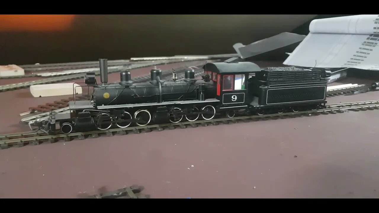 test run Bachman 2-6-6-2 articulated steam engine