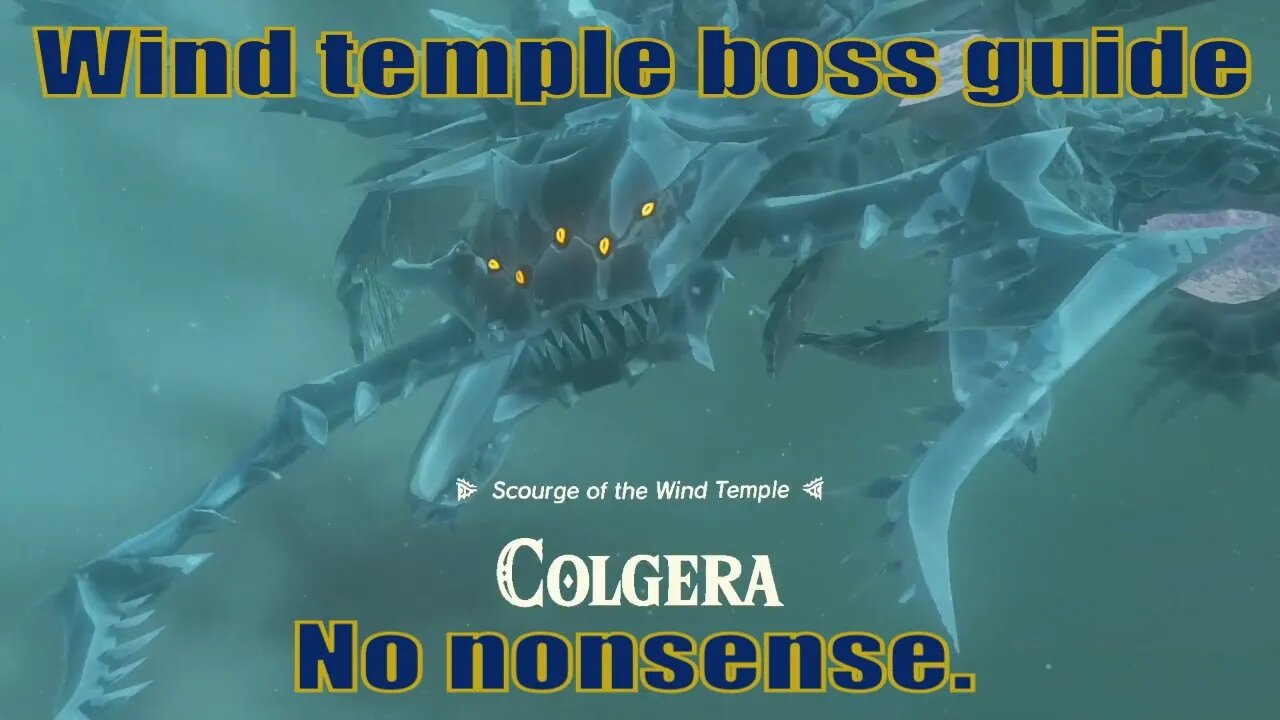 Colgera - Wind Temple Boss guide | Zelda TOTK