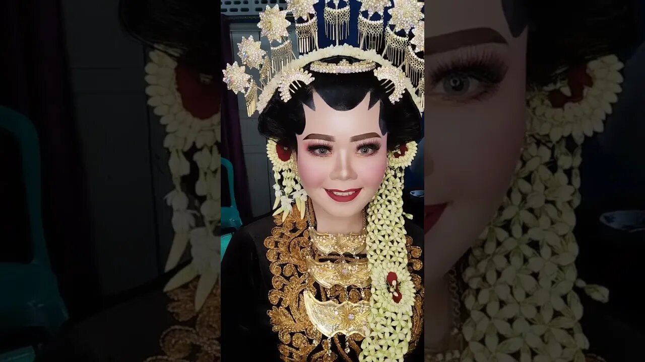 Pengantin Jawa di Sumatera Selatan Nampak ayu sekali #shorts #short #shortvideo