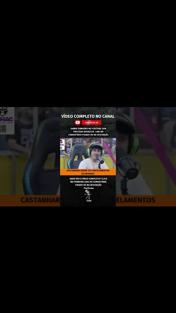 CANCELAMENTOS DO MONARK #shorts #castanhari #felipecastanhari #monark #monarkflow #cancelamento