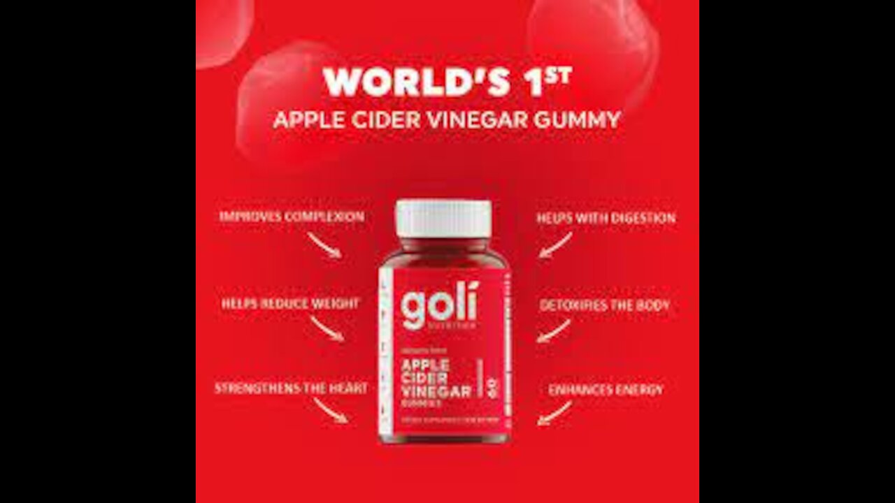 Get the benefits of ACV Without the Bad Taste by taking Goli