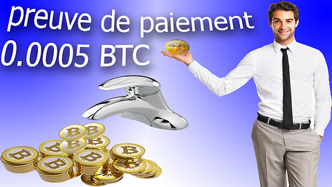 preuve de paiement 0.0005 btc