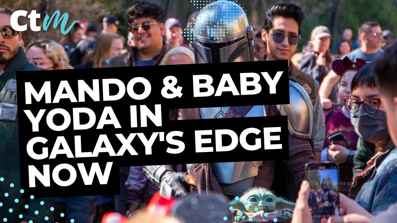 Mando & Baby Yoda Now In Galaxy's Edge Hollywood Studios