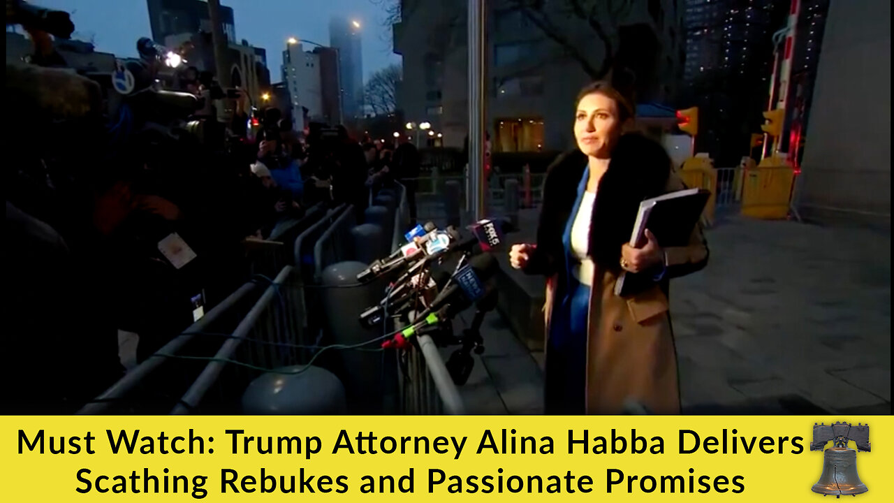 Must Watch: Trump Attorney Alina Habba Delivers Scathing Rebukes and Passionate Promises