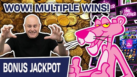 💸 WOW - MULTIPLE WINS on High-Limit Pink Panther 😻 Mega Mariachi & Mystical Fortune | Raja Slots