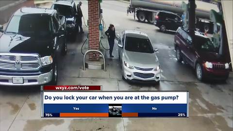 Avoiding carjackings while pumping gas