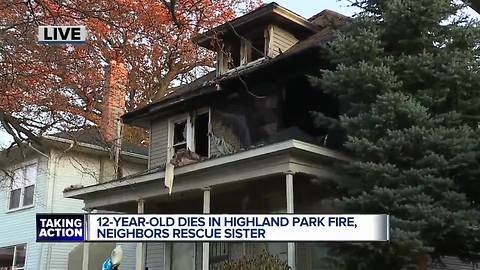 12-year-old boy dies in Highland Park fire, medical examiner confirms