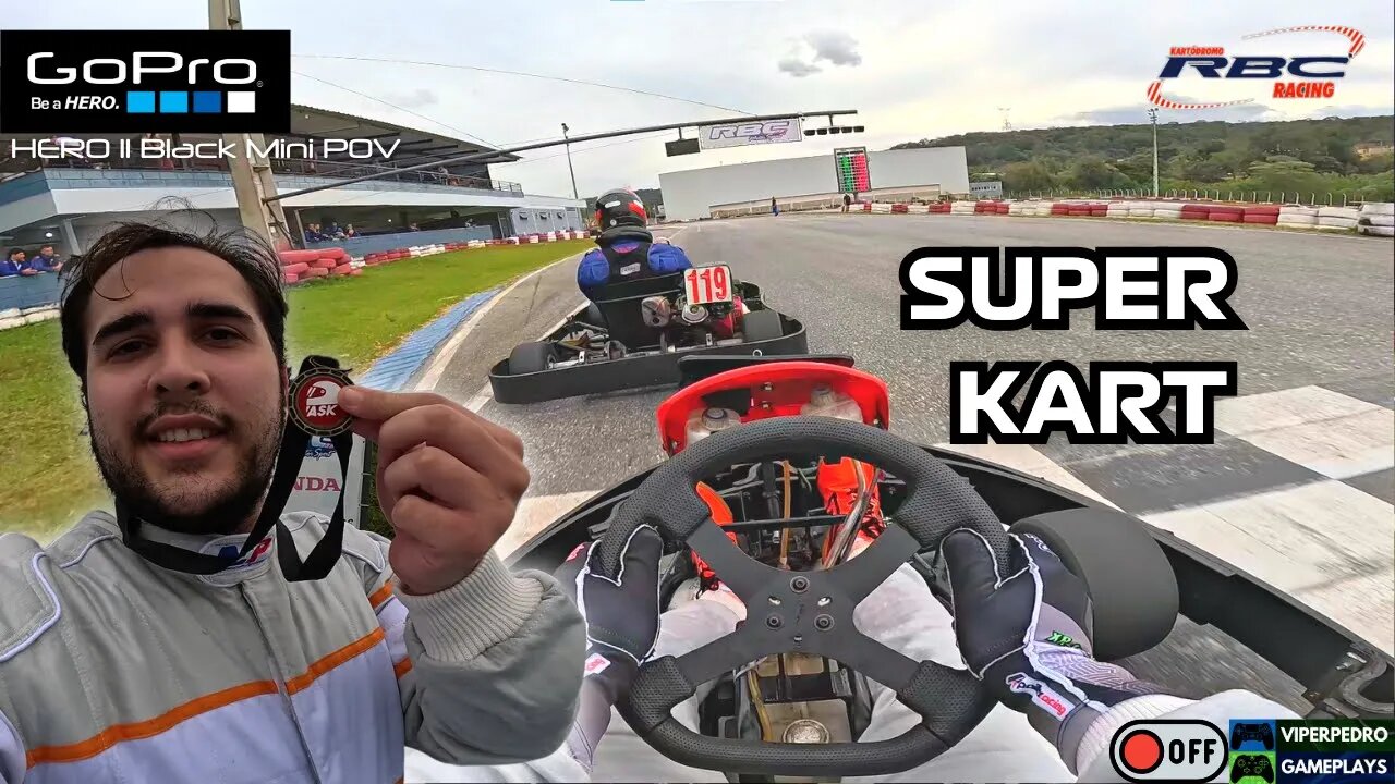 A minha PRIMEIRA CORRIDA de SUPER KART! ASK Corrida 1 (25/06/23) - Kartódromo RBC Racing [REUPLOAD]